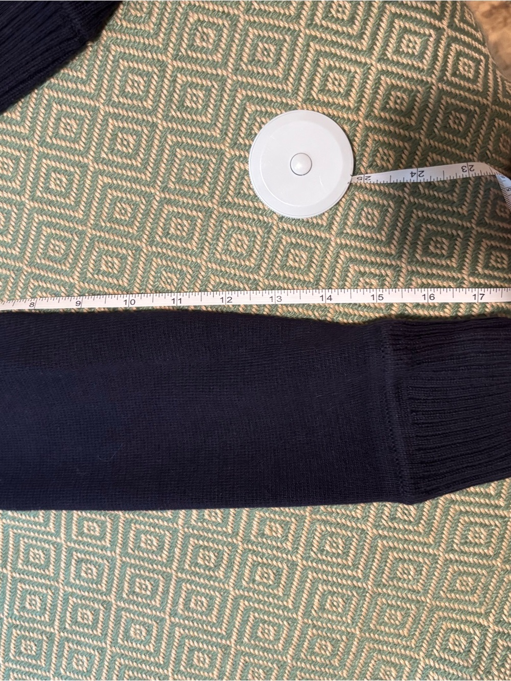 Talbots Navy Ribbed Crew Sweater - Picture 9 of 14
